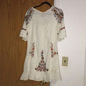 Free People embroidered dress